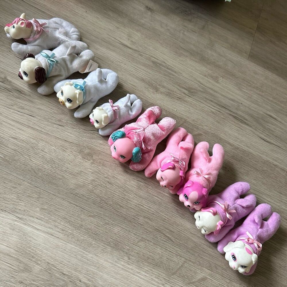 Puppy Dog Surprise - Lot of 8 Puppies + 1 Foal Filly Horse